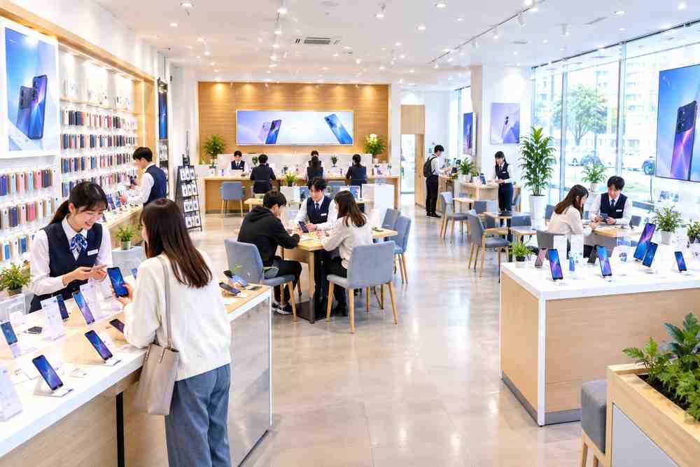 業界３位の携帯ショップを展開！